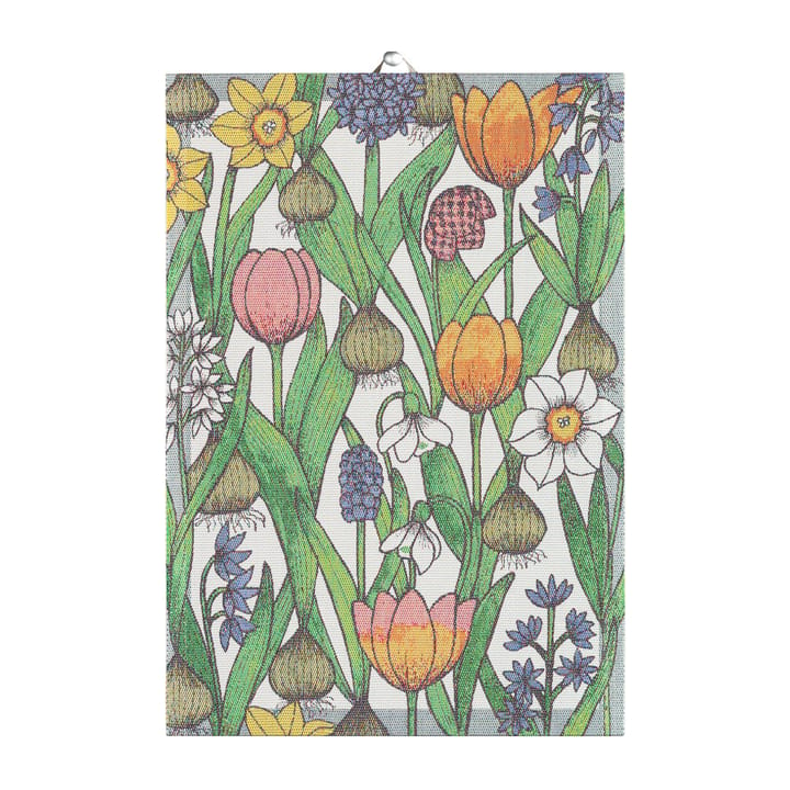 Flower bulbs kitchen towel - 35x50 cm - Ekelund Linneväveri