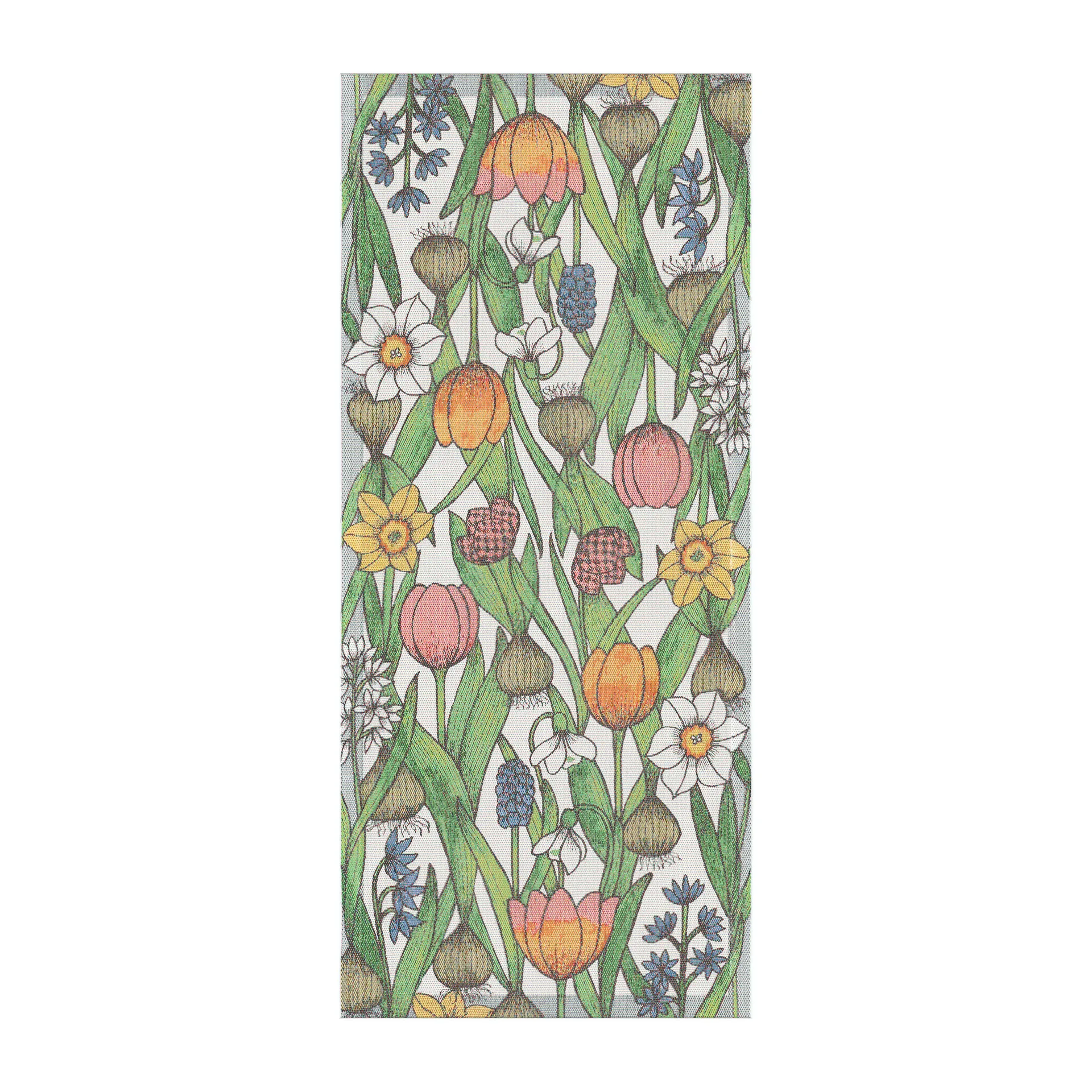 Flower bulbs runner, 35x80 cm Ekelund Linneväveri