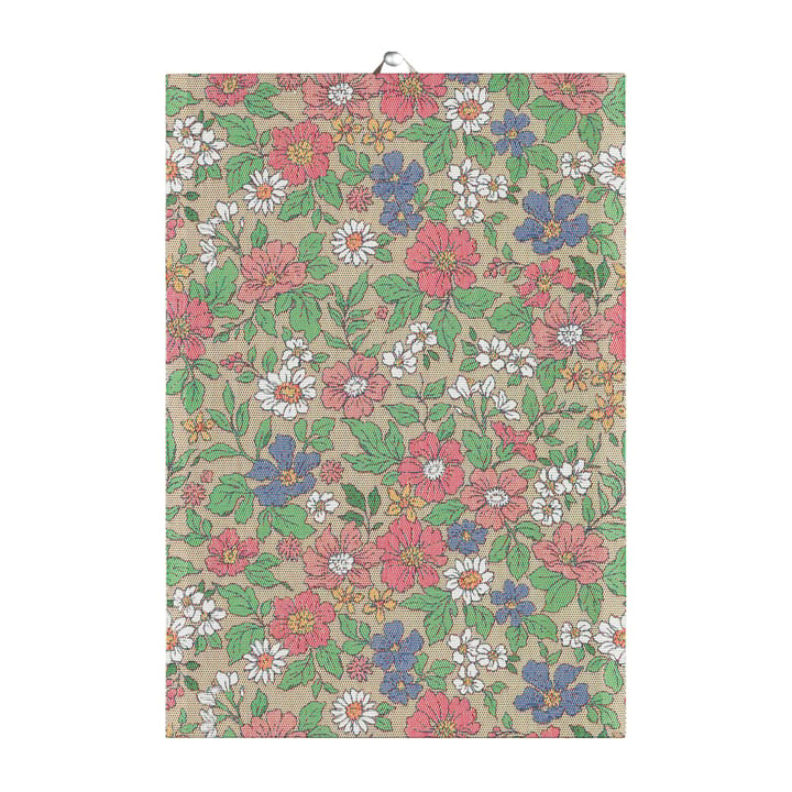 Flower meadow kitchen towel - 35x50 cm - Ekelund Linneväveri