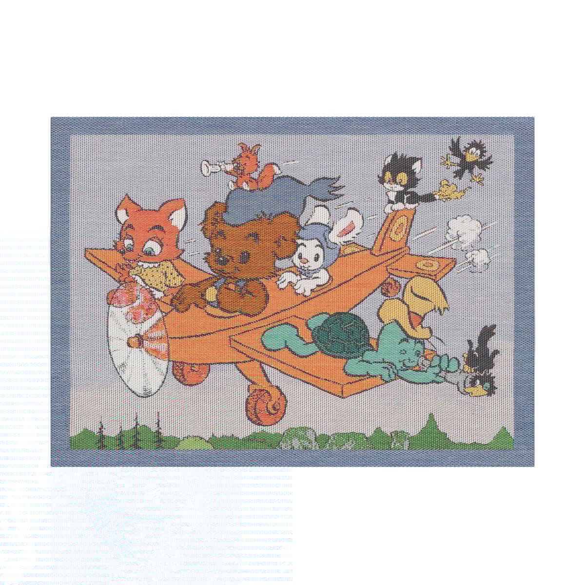 Ekelund Linneväveri Flygtur placemat 35x48 cm Multi