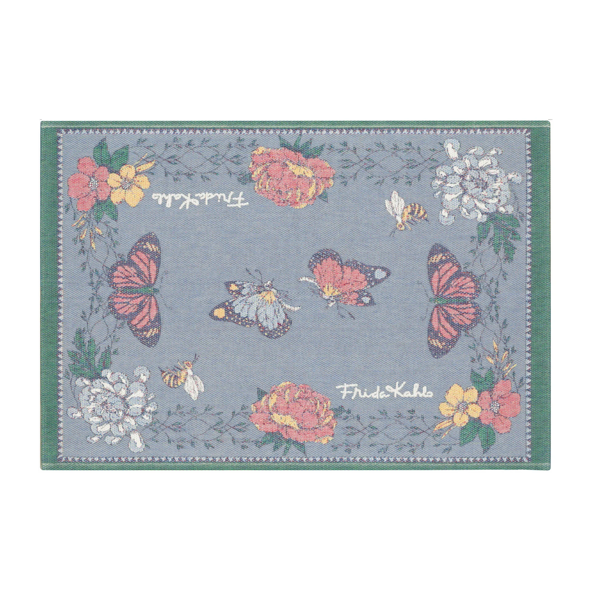 Frida Kahlo baby blanket 72x105 cm, Vida Ekelund Linneväveri