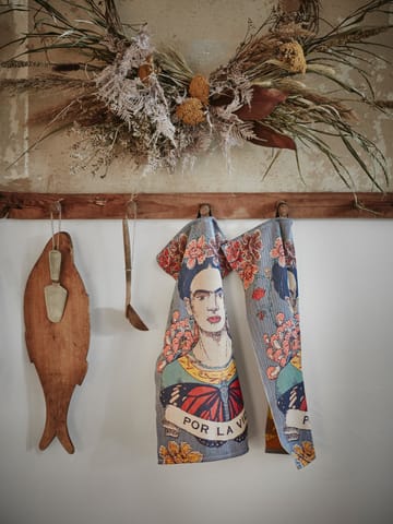 Frida Kahlo kitchen towel 35x50 cm - Vida - Ekelund Linneväveri