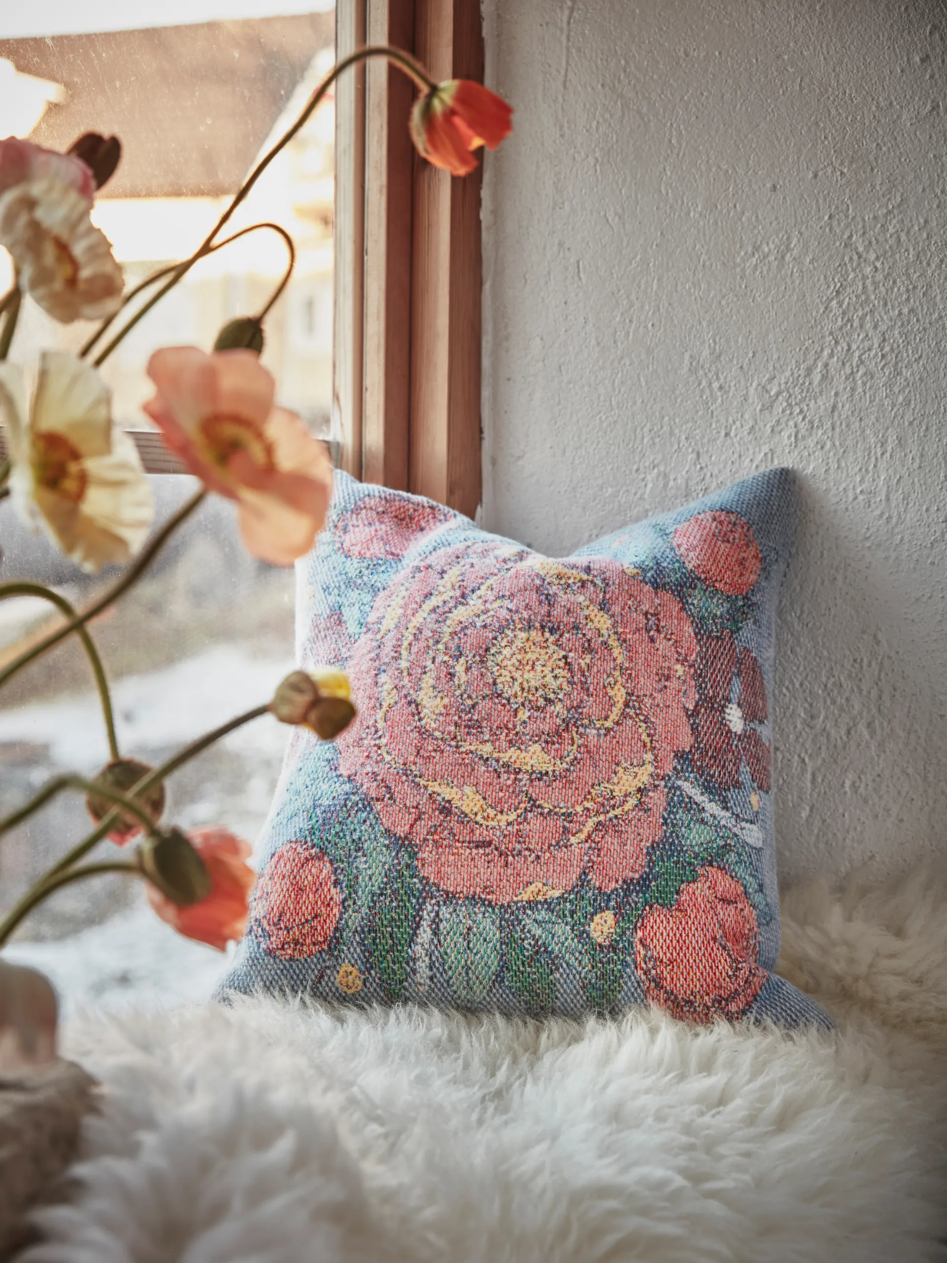 Frida Kahlo pillowcase 40x40 cm, Vida Ekelund Linneväveri