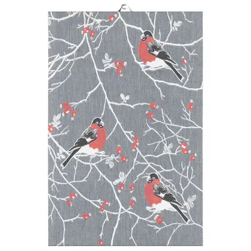 Frostkvist kitchen towel 35x50 cm - grey - Ekelund Linneväveri