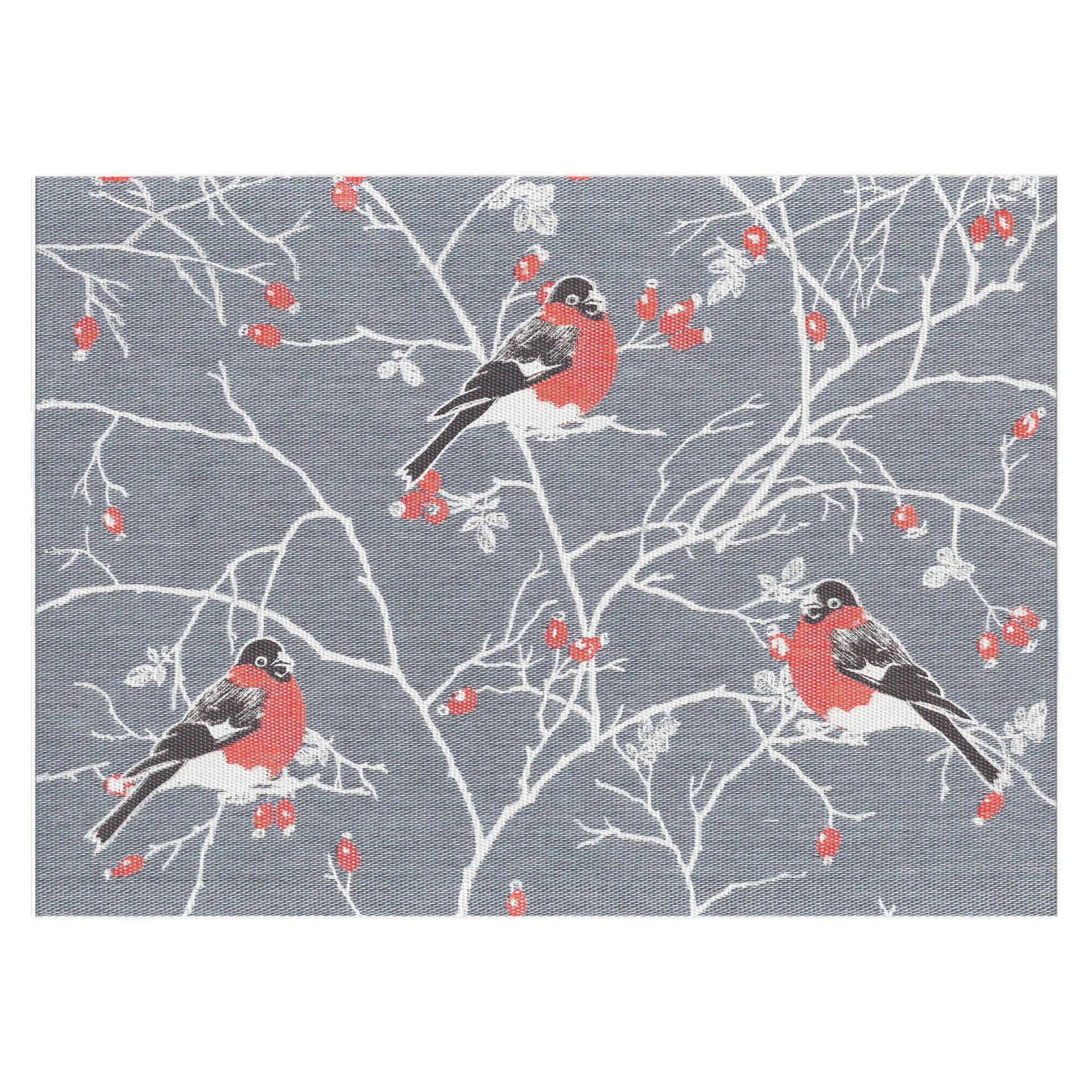 Frostkvist placemat 35x48 cm, grey Ekelund Linneväveri