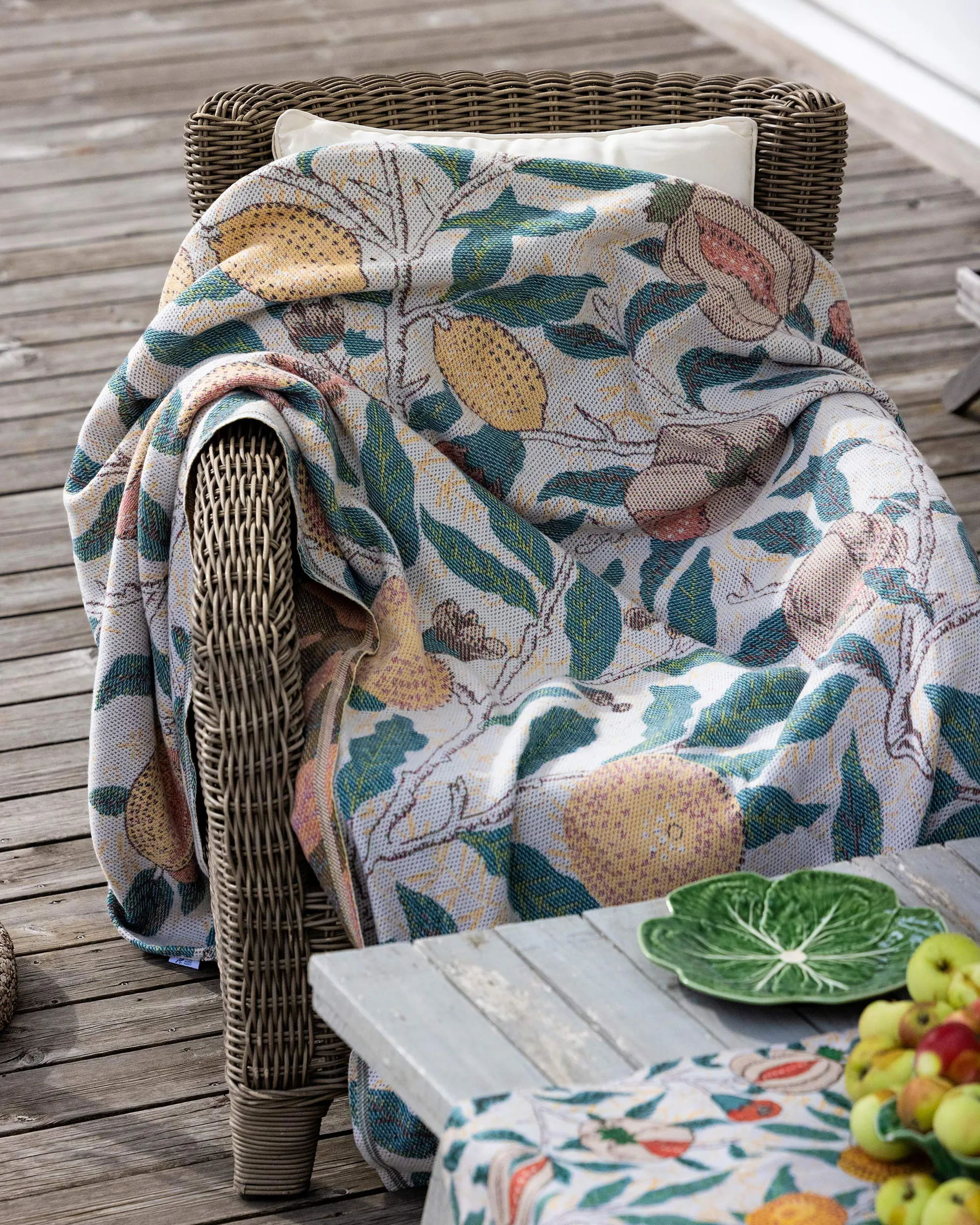 Fruit cloth napkin 35x35 cm, Multi Ekelund Linneväveri
