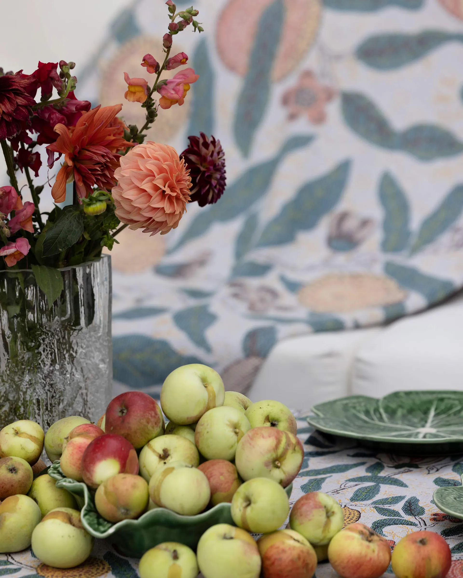 Fruit cloth napkin 35x35 cm, Multi Ekelund Linneväveri