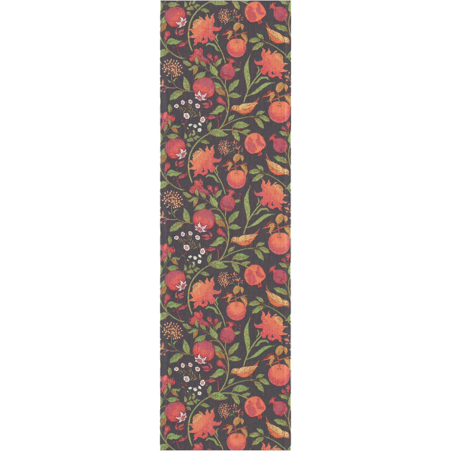 Fruktrik table runner 35x120 cm, multi Ekelund Linneväveri