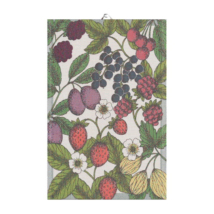 Garden berries kitchen towel - 40x60 cm - Ekelund Linneväveri