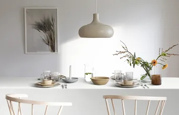 Gåsöga tablecloth bleached - 150x250 cm - Ekelund Linneväveri