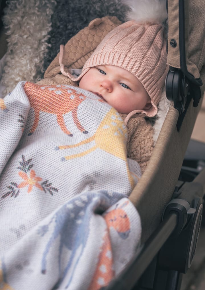 Giraffer baby blanket 70x75 cm, Multi Ekelund Linneväveri