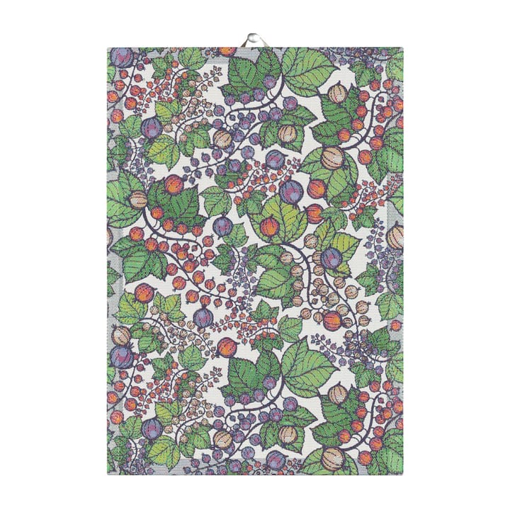 Gooseberries kitchen towel 35x50 cm, Green Ekelund Linneväveri