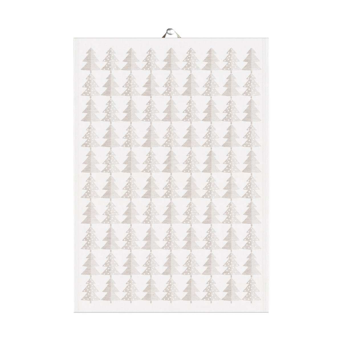 Ekelund Linneväveri Granar kitchen towel 50x70 cm | Scandinavian Design | Kitchen tea towels | White