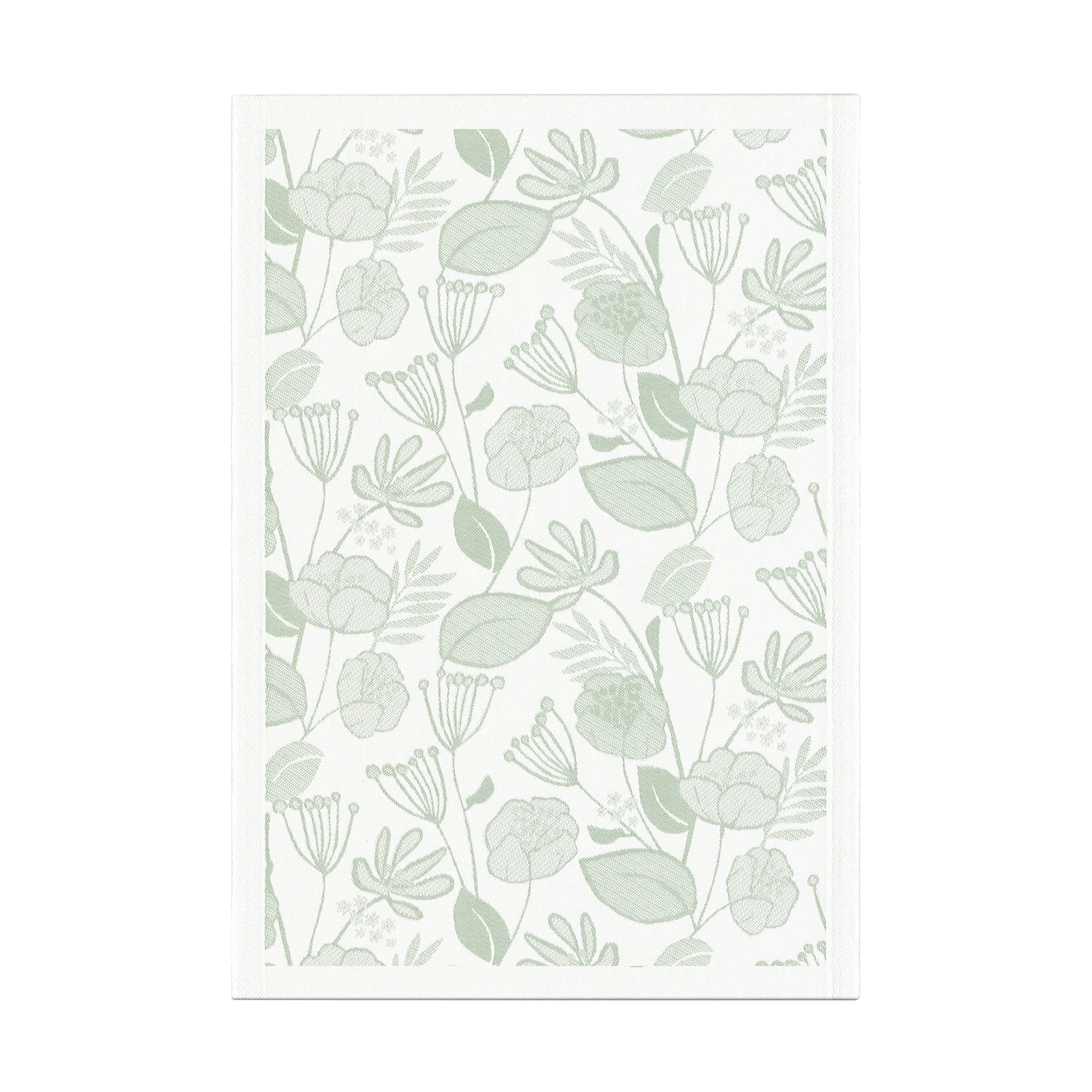 Grönska kitchen towel 35x50 cm, Green-white Ekelund Linneväveri