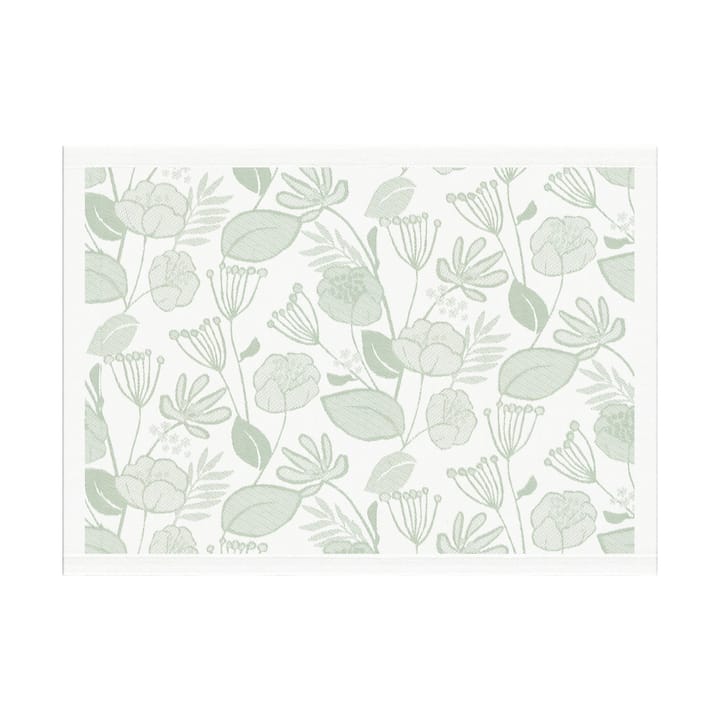 Grönska placemat 35x48 cm - Green-white - Ekelund Linneväveri