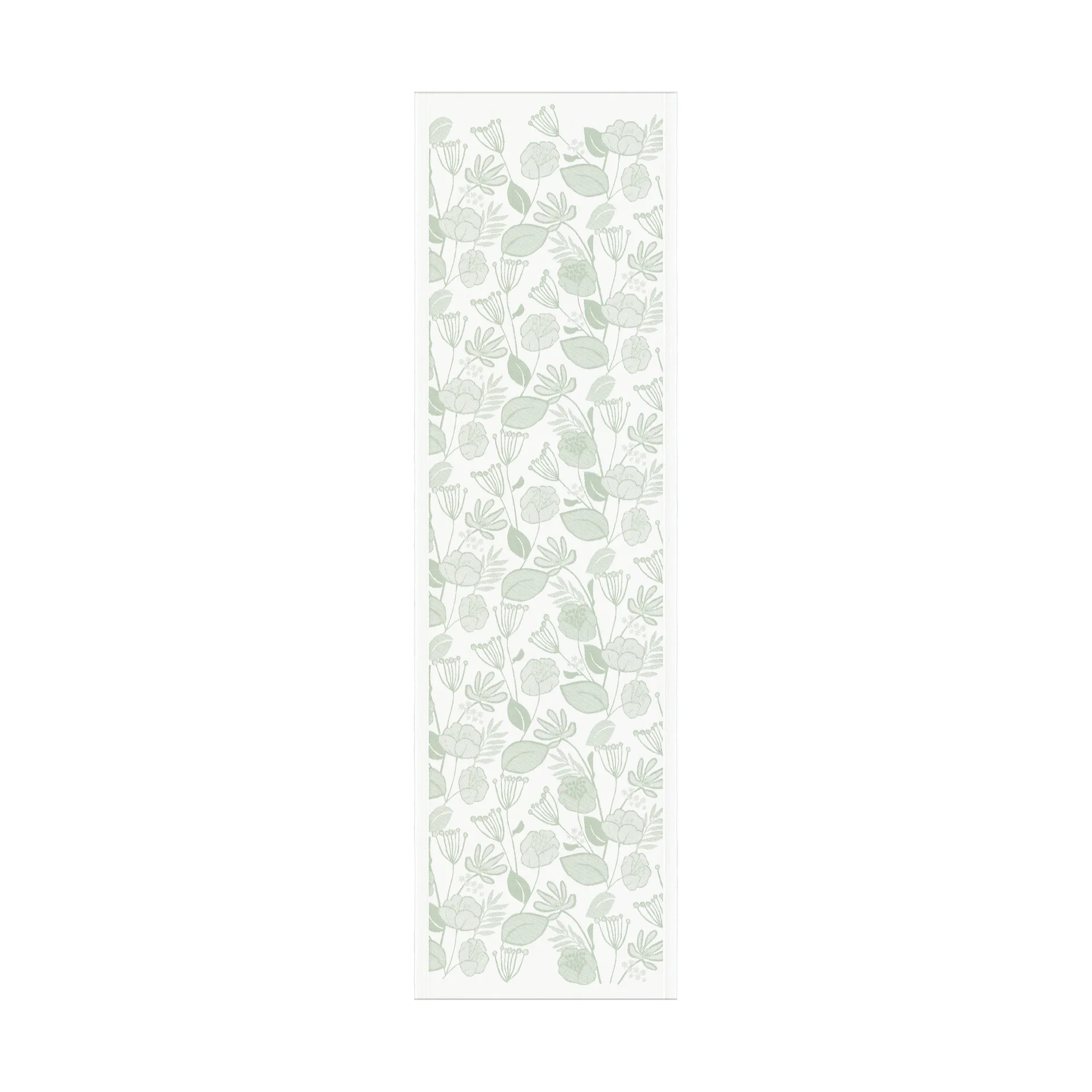 Grönska table runner 35x120 cm, Green Ekelund Linneväveri