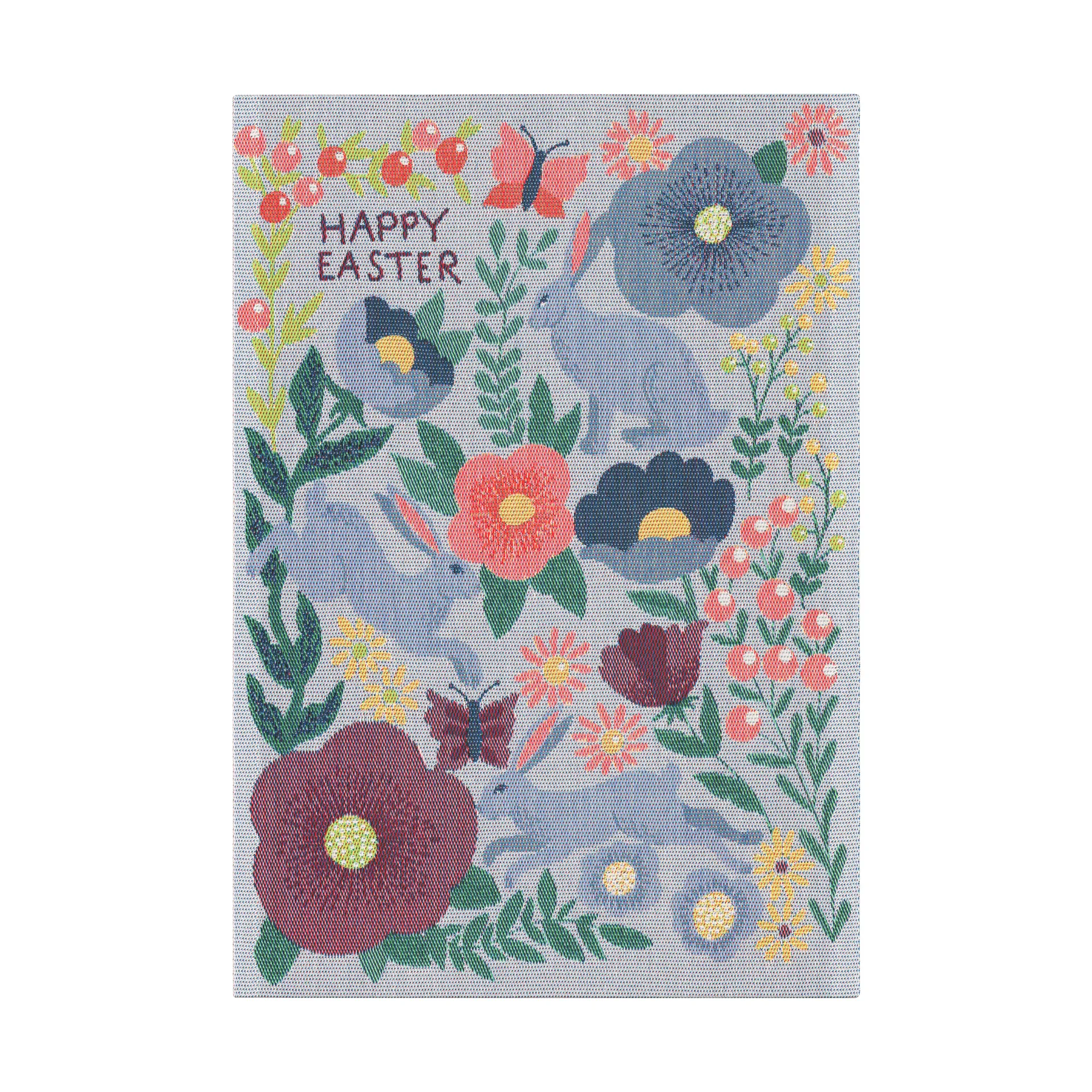 Happy Easter kitchen towel 35x50 cm, Multi Ekelund Linneväveri