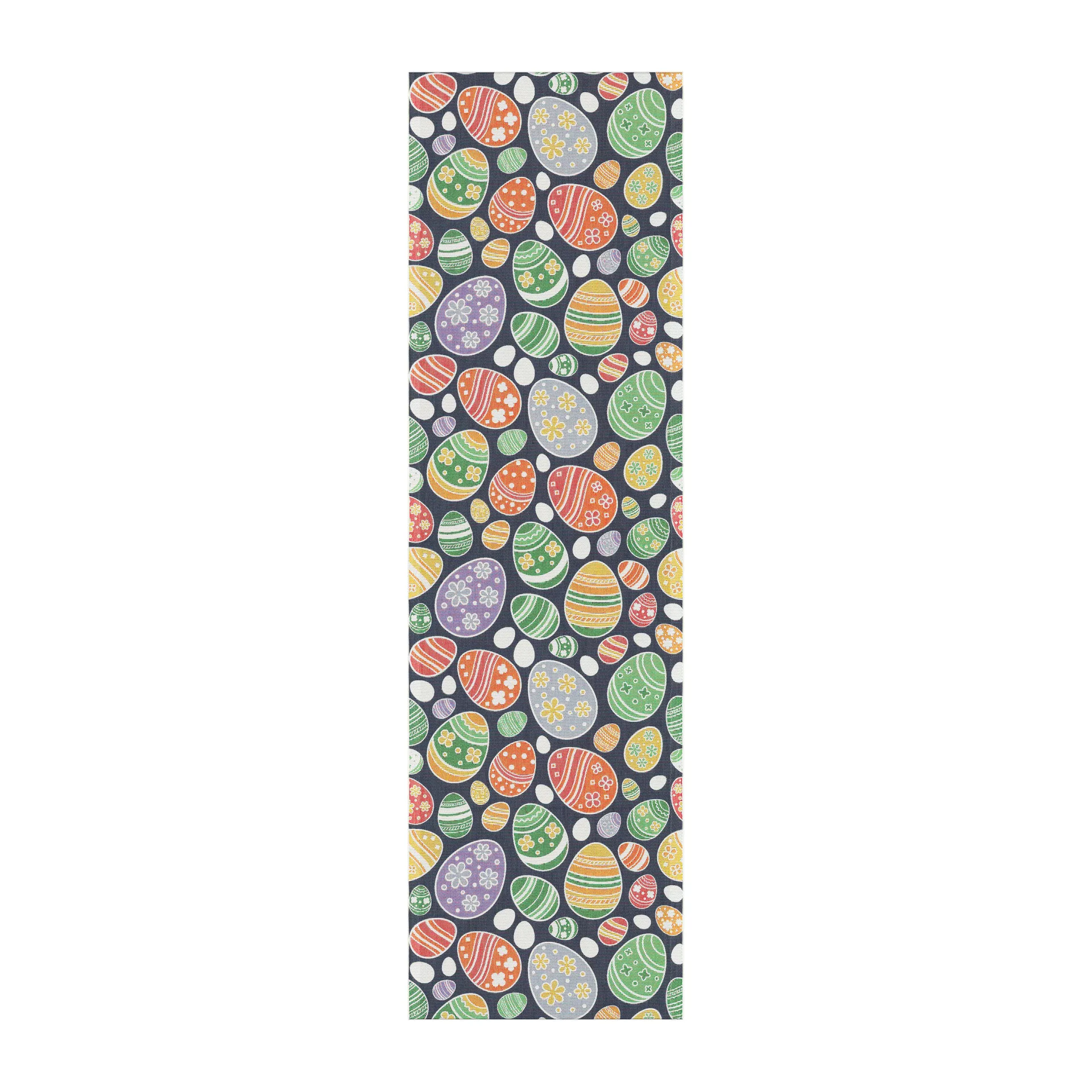 Happy Easter table runner 35x120 cm, Multi Ekelund Linneväveri