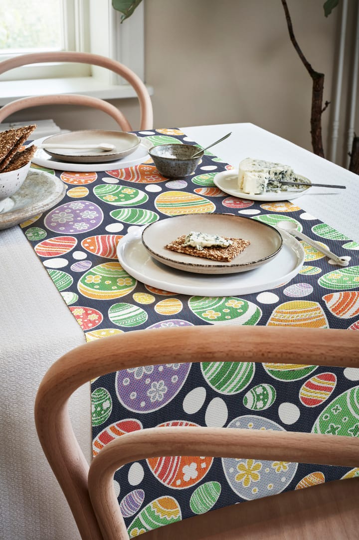 Happy Easter table runner 35x120 cm - Multi - Ekelund Linneväveri