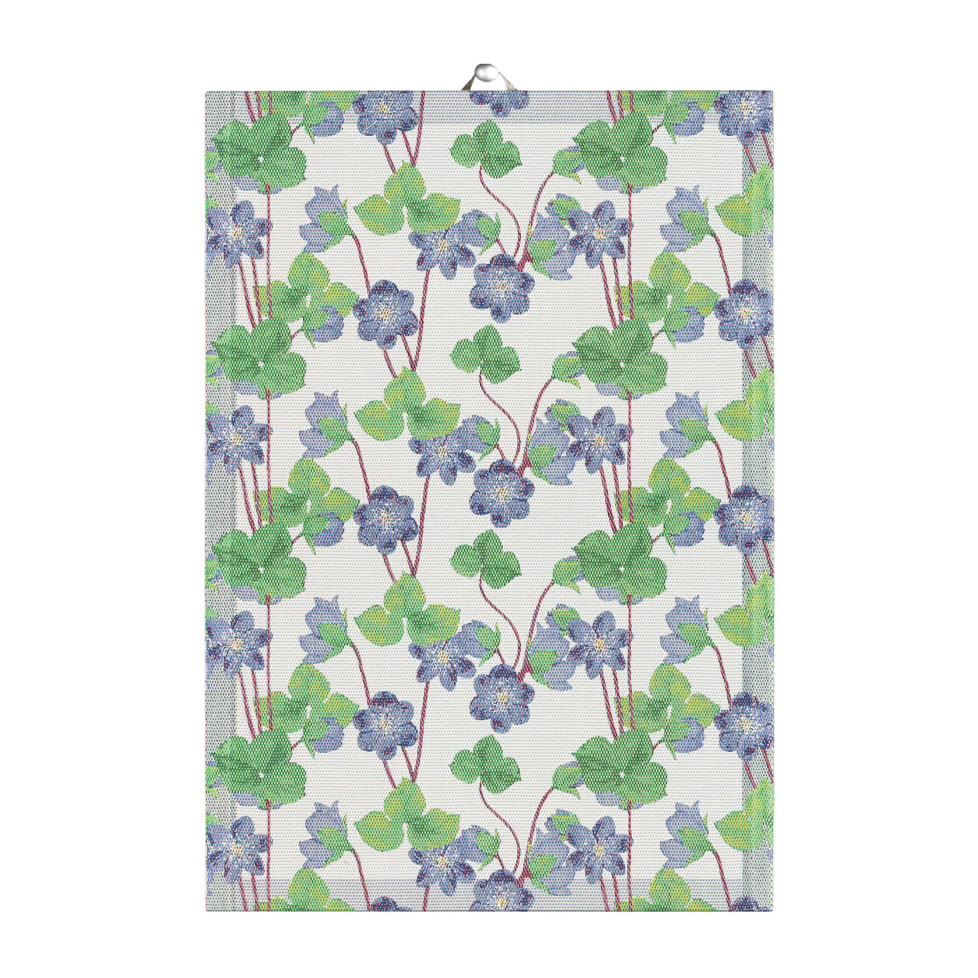 Hepatica kitchen towel 35x50 cm, Blue Ekelund Linneväveri
