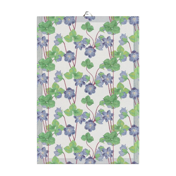Hepatica kitchen towel 35x50 cm, Blue Ekelund Linneväveri