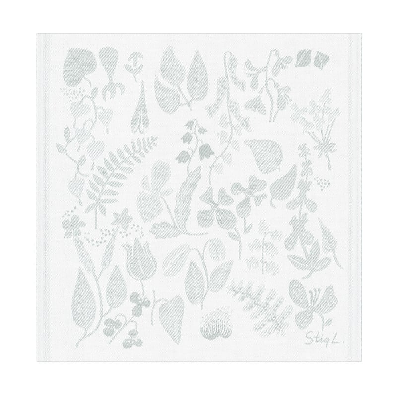 Ekelund Linneväveri Herbarium napkin 35x35 cm Grey