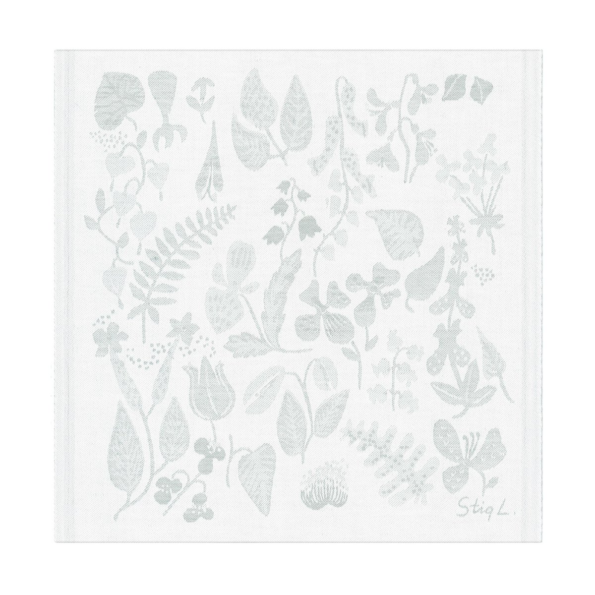 Ekelund Linneväveri Herbarium napkin 35x35 cm Grey