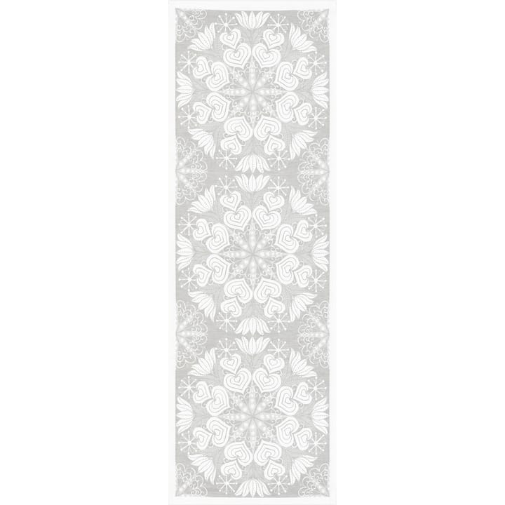 Hjärtbo table runner 50x150 cm - grey - Ekelund Linneväveri