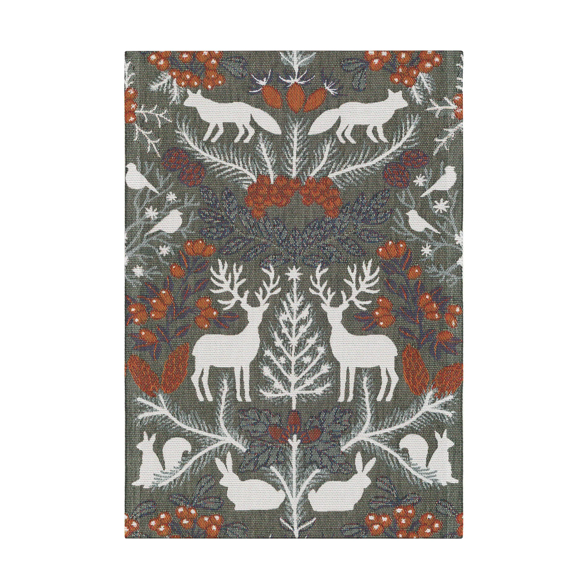 Hjortnäs kitchen towel 35x50 cm, Grey Ekelund Linneväveri