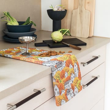 Höststad kitchen towel 35x50 cm - orange - Ekelund Linneväveri