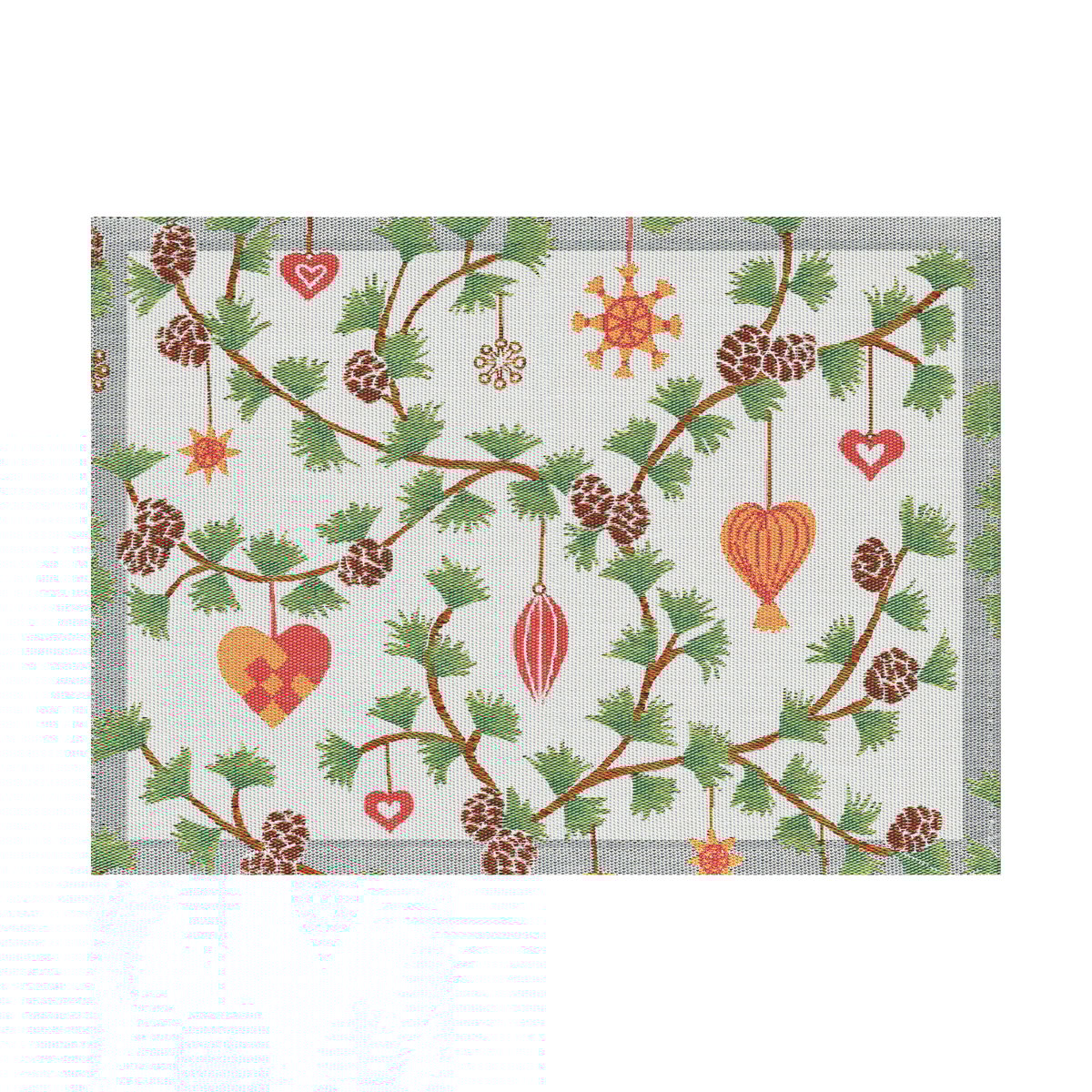 Ekelund Linneväveri Julefröjd placemat 35x48 cm Multi