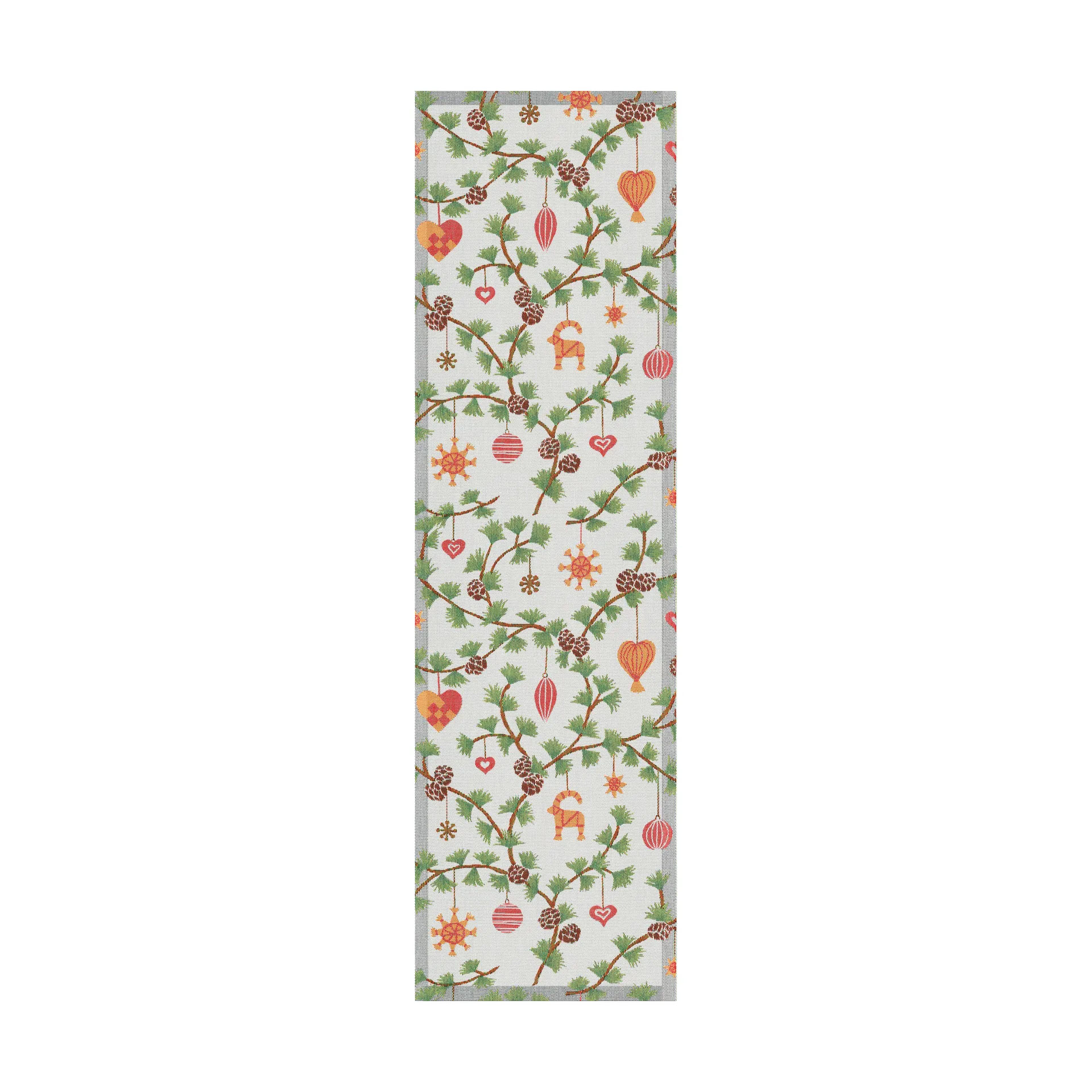 Julefröjd table runner 35x120 cm, Multi Ekelund Linneväveri