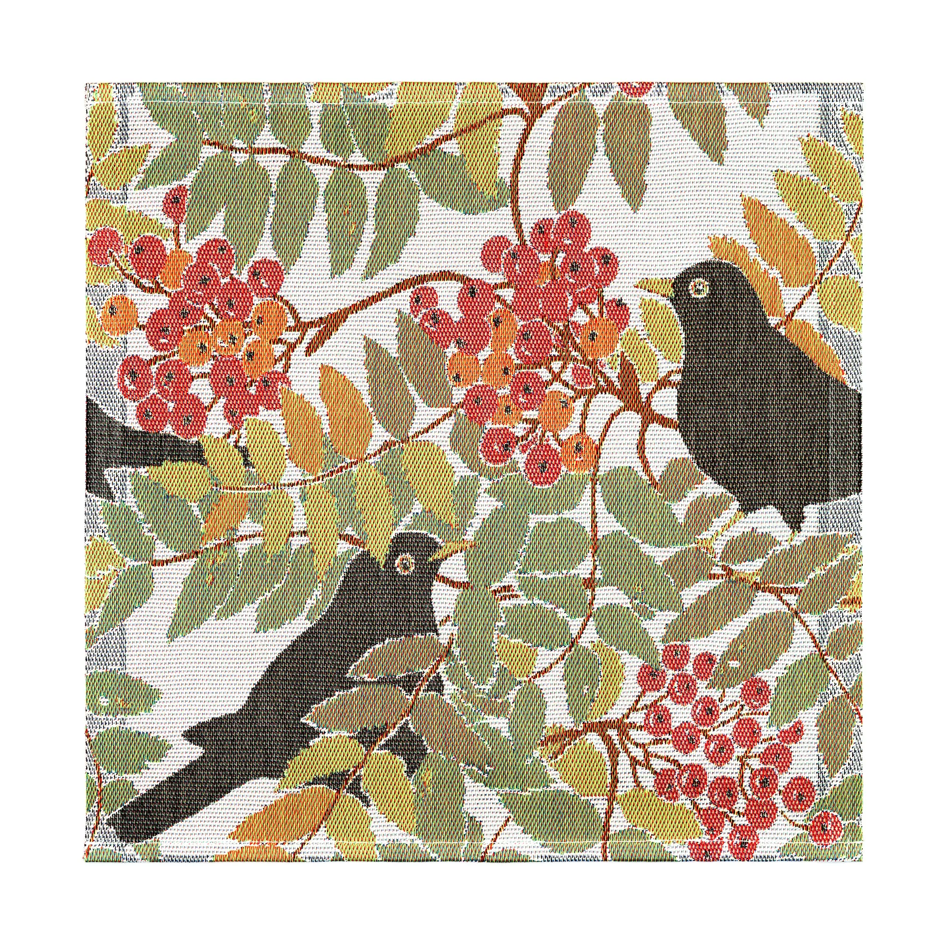 Koltrast fabric napkin 35x35 cm, Multi Ekelund Linneväveri