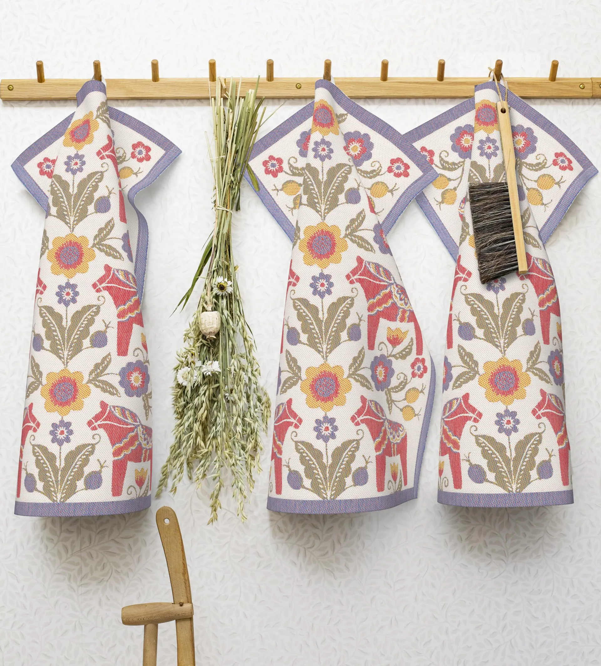 Kurbitshäst kitchen towel, 35x50 cm Ekelund Linneväveri