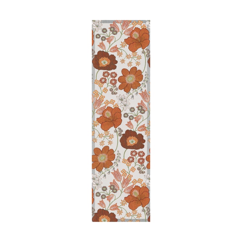 Ekelund Linneväveri Kvällsblom table runner 35x120 cm Multi