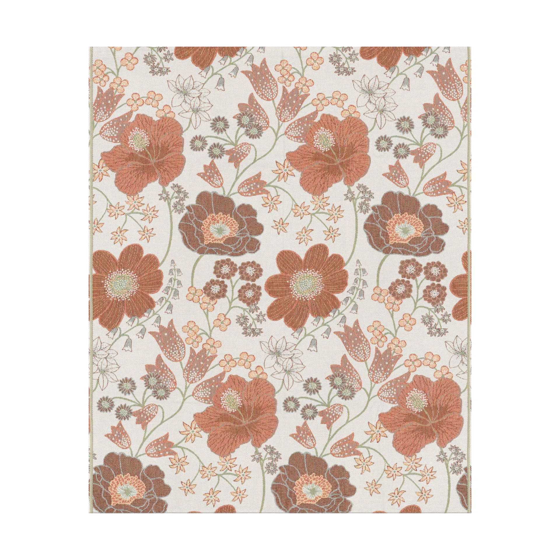 Kvällsblom throw 140x170 cm, Multi Ekelund Linneväveri