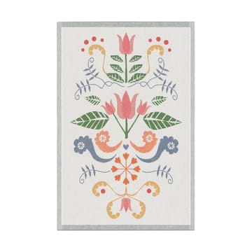 Lindas tulpan kitchen towel 40x60 cm - Pink-grey - Ekelund Linneväveri