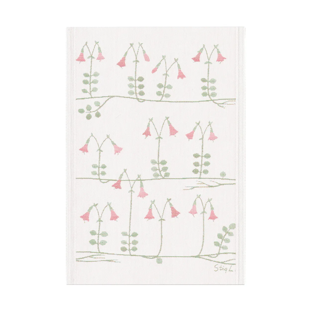 Ekelund Linneväveri Linnea kitchen towel 35x50 cm Pink