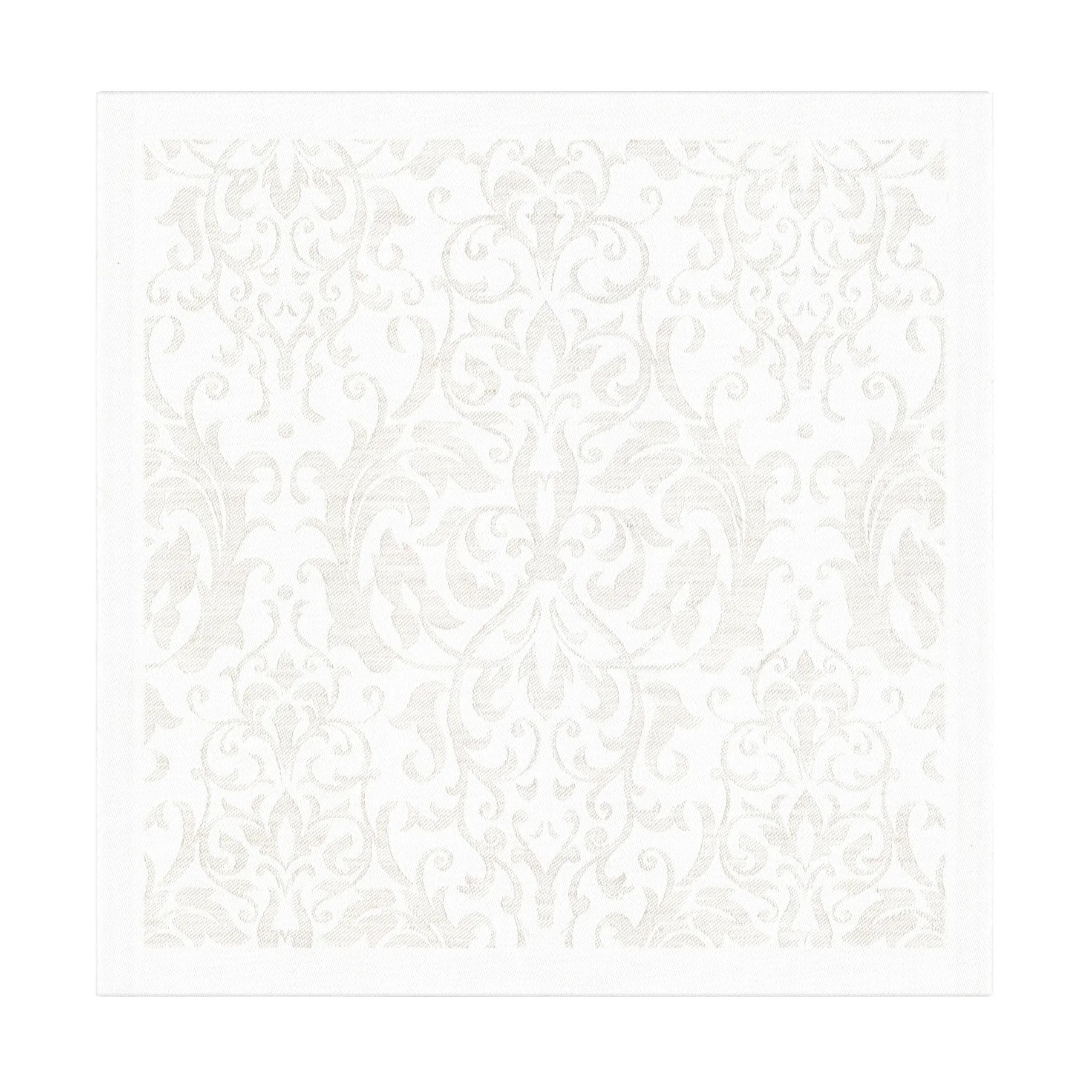 Medaljong napkin 35x35 cm, White Ekelund Linneväveri