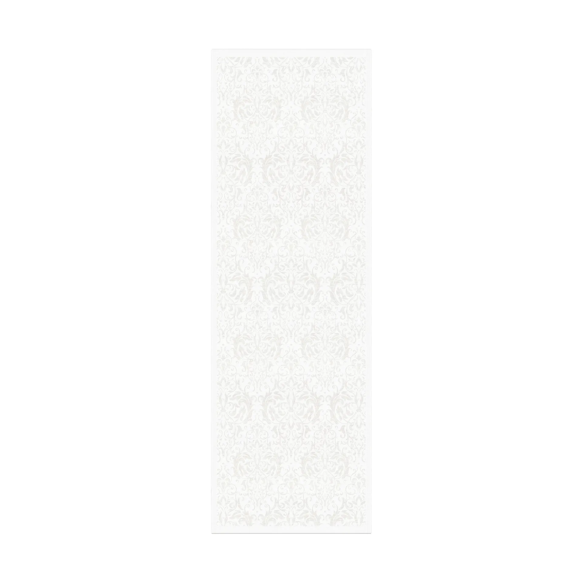 Medaljong table runner 50x150 cm, White Ekelund Linneväveri