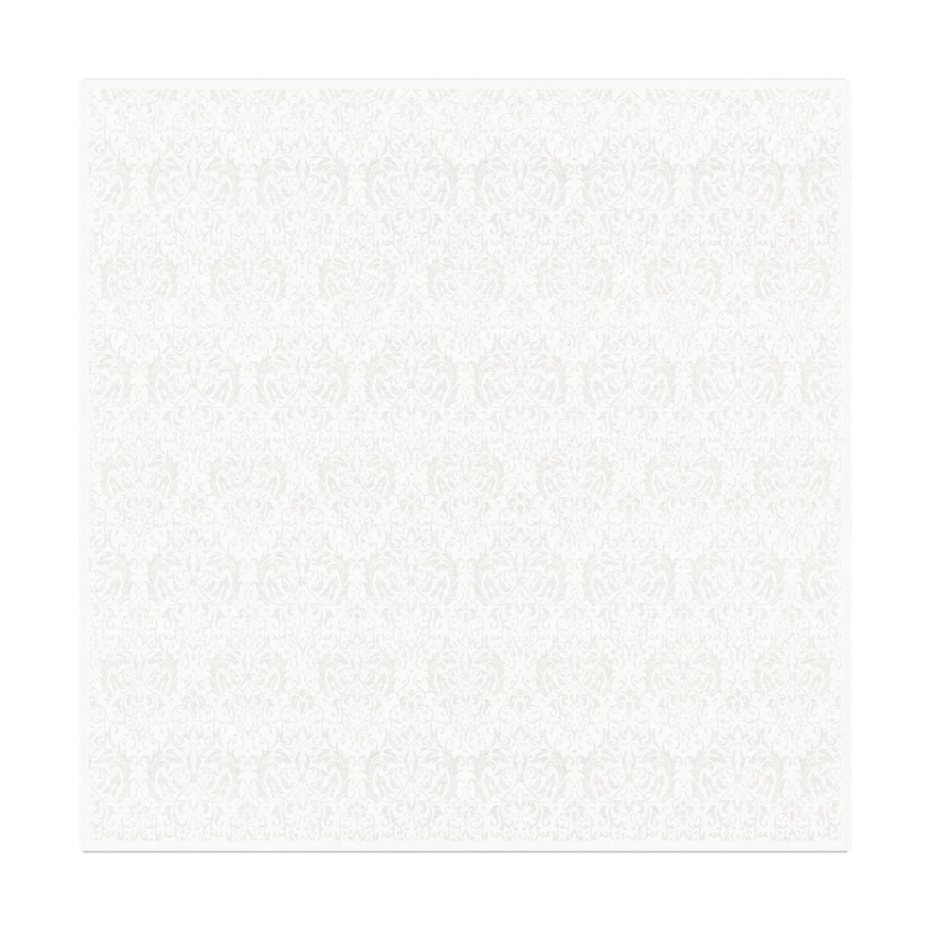 Medaljong tablecloth 150x150 cm, White Ekelund Linneväveri