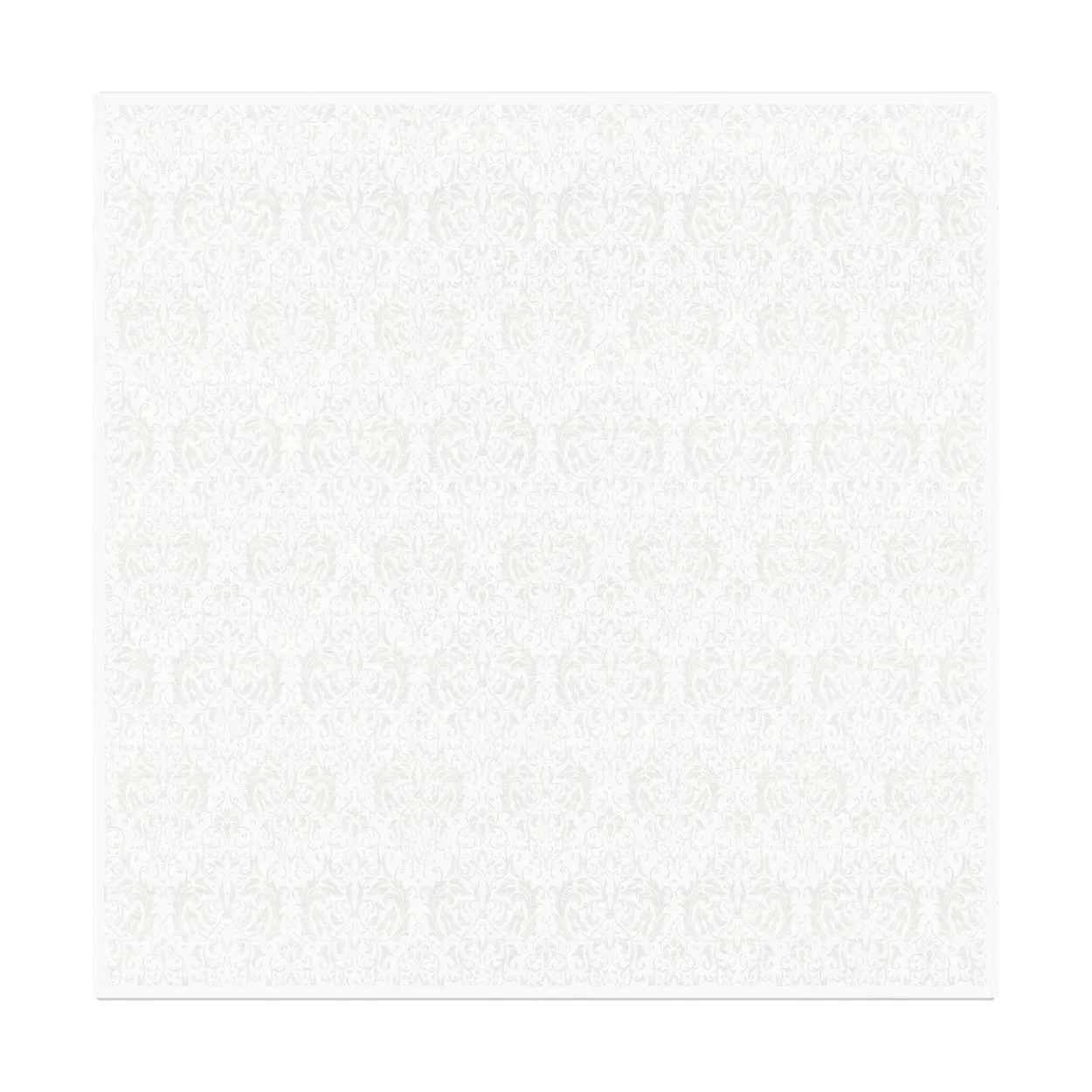 Ekelund Linneväveri Medaljong tablecloth 150x150 cm White