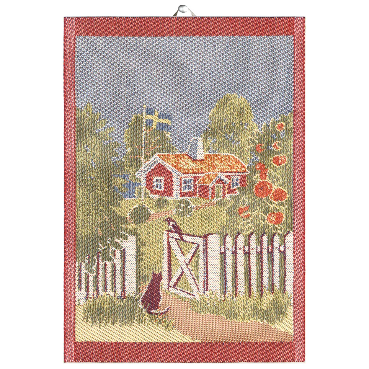 Ekelund Linneväveri Mitt Sverige kitchen towel 35x50 cm Multi