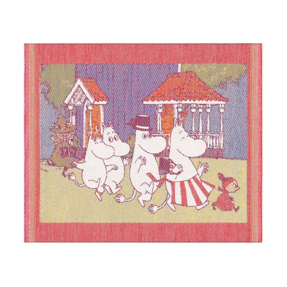 Moomin House dish cloth 25x30 cm, Multi Ekelund Linneväveri