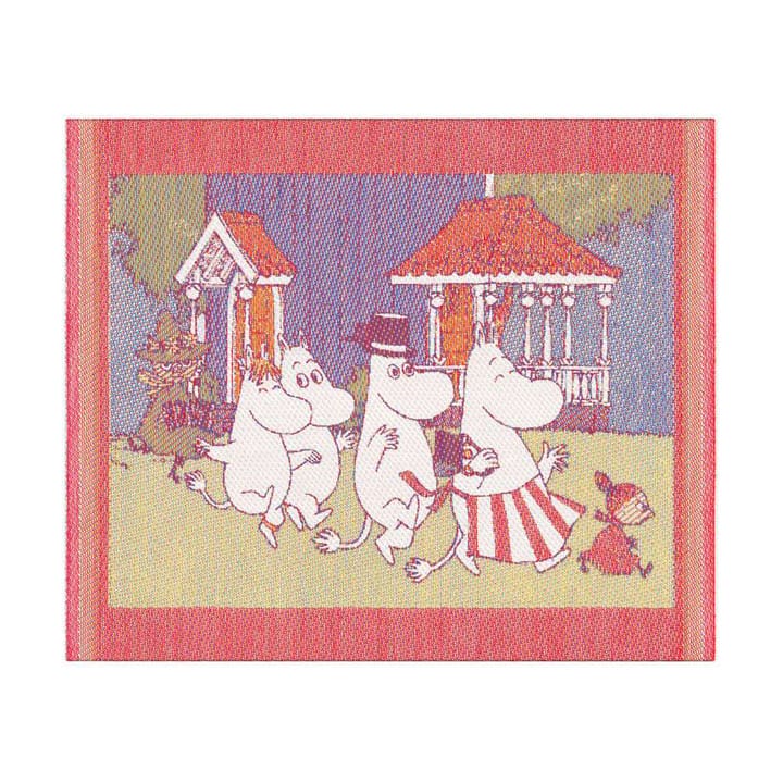 Moomin House dish cloth 25x30 cm - Multi - Ekelund Linneväveri