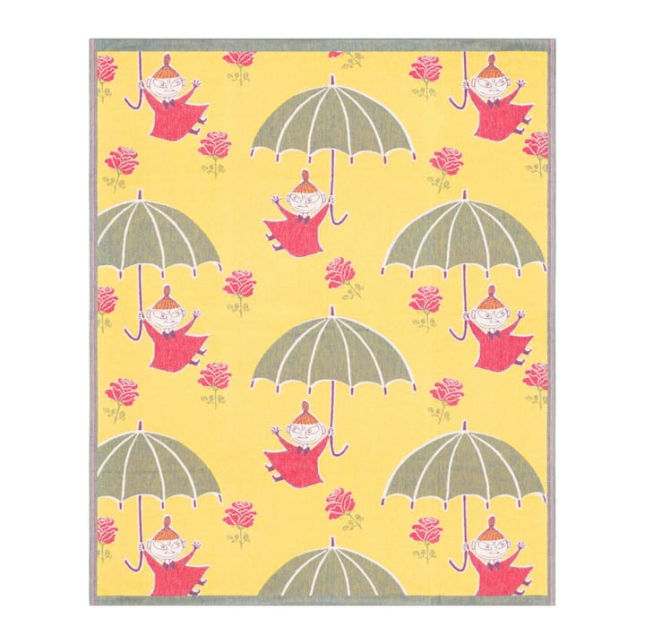 Mumin childrens blanket 72x105 cm, umbrella Ekelund Linneväveri