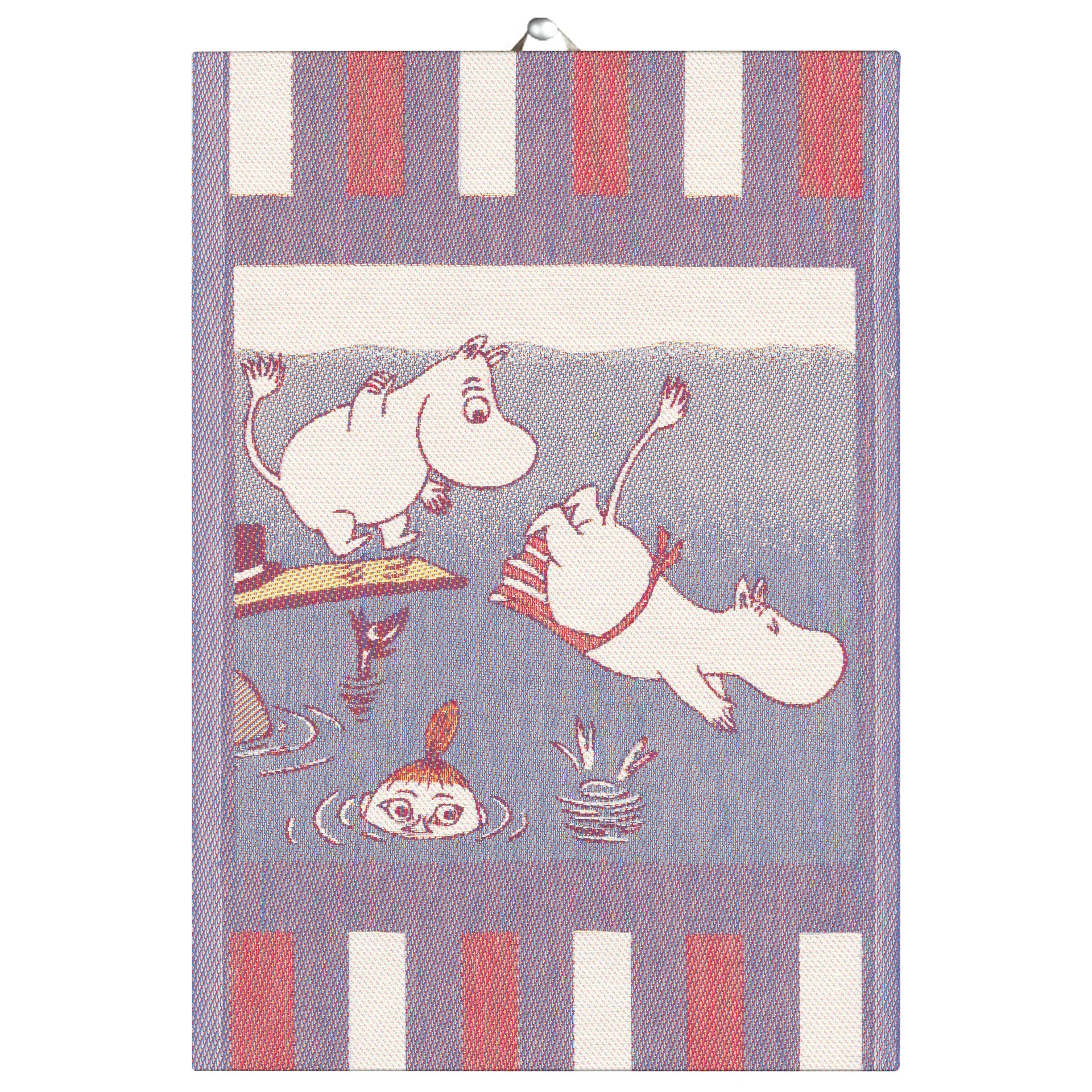 Mumin kitchen towel 35x50 cm, Dive Ekelund Linneväveri