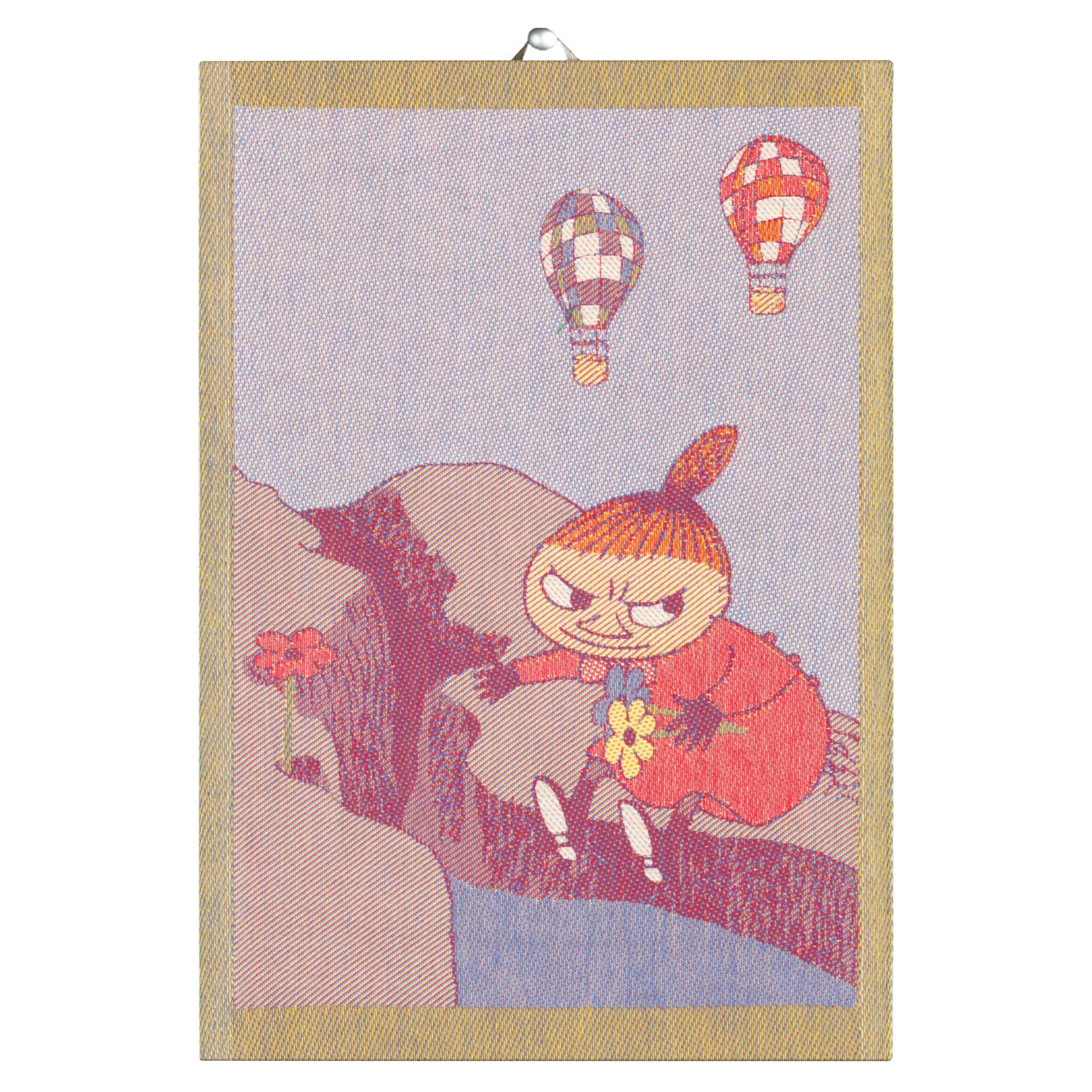 Mumin kitchen towel 35x50 cm, flowers Ekelund Linneväveri