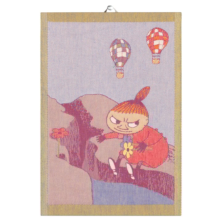 Mumin kitchen towel 35x50 cm, flowers Ekelund Linneväveri