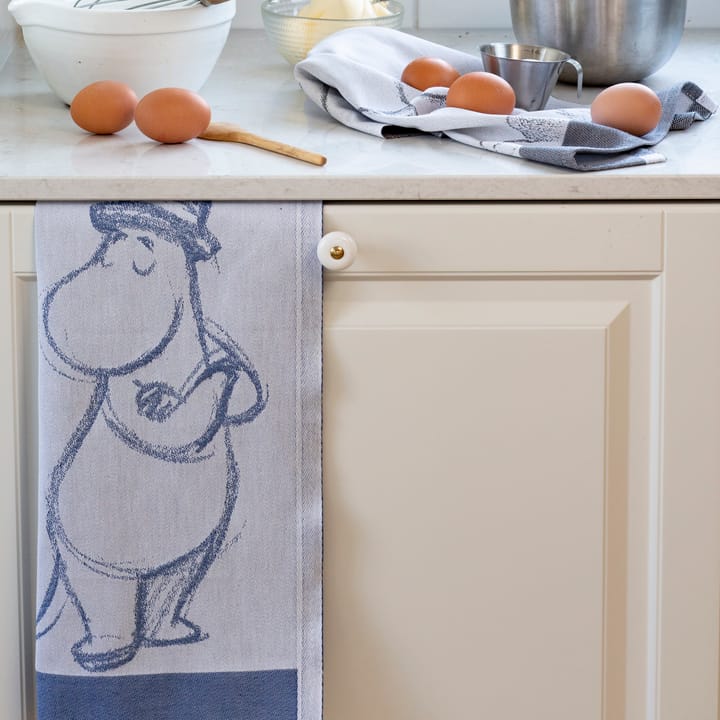 Mumin kitchen towel 35x50 cm - proud - Ekelund Linneväveri